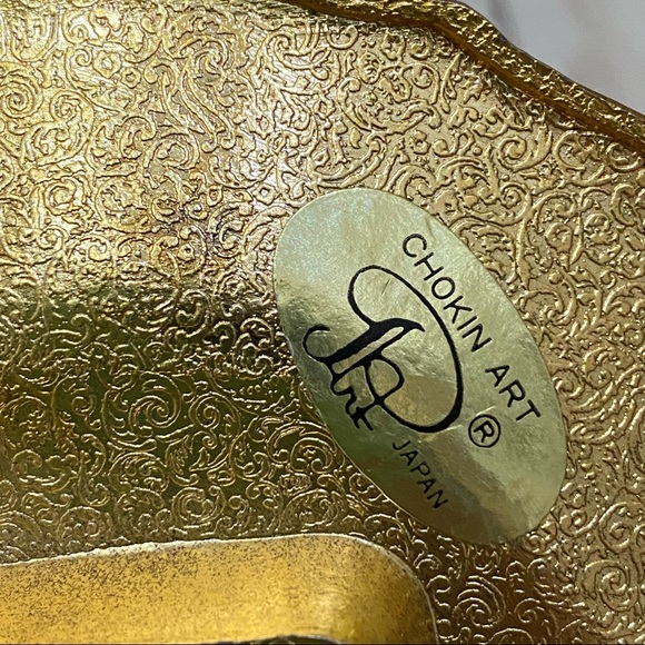 Vintage Chokin Art Japan 5” Musical Plate plays Memory - Picture 10 of 14